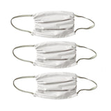 Small Size -All White "Color me"  Masks -3 Pack White - Linen Salvage Et Cie
