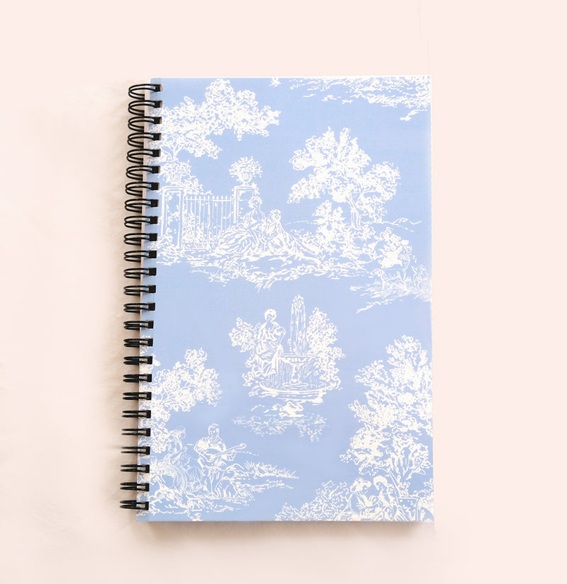 French Toile Sketchbook-Chambray